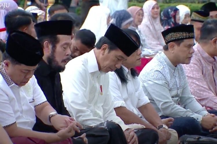 Presiden Jokowi Shalat Idul Adha Di Istana Yogyakarta Wapres Di Masjid Istiqlal Jakarta Media 1240